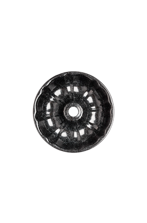 Forma para Bolo com Furo Antiaderente de Aço Carbono Granilite Preta