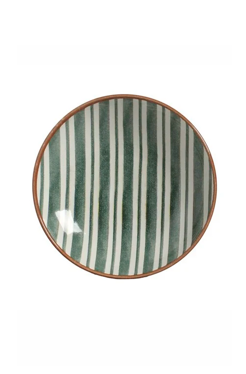 Prato Fundo Coup Stoneware Equador Abstrato