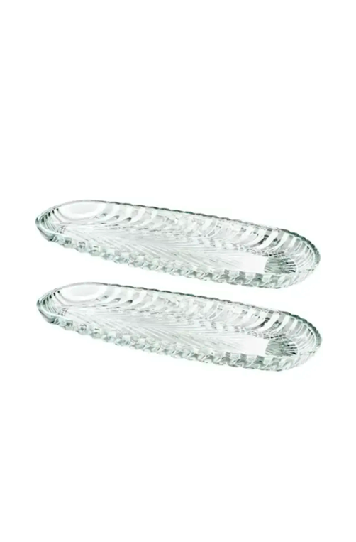 Conjunto 2 Travessas Vidro Santa 14 Platter