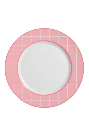 Prato Raso Laços de Páscoa Rosa