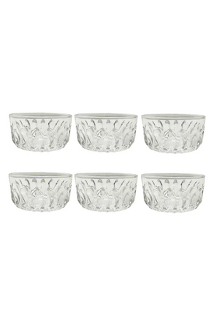 Jogo de Bowl Zarin de Vidro 165ml 6 Peças
