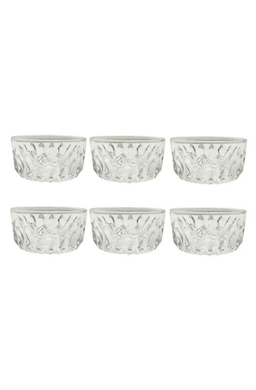 Jogo de Bowl Zarin de Vidro 165ml 6 Peças