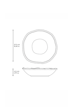 Prato Fundo Orgânico Eco Basalto Ø21,5cm