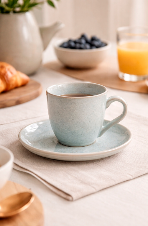 Xícara de Café com Pires Bio Pietra 120ml