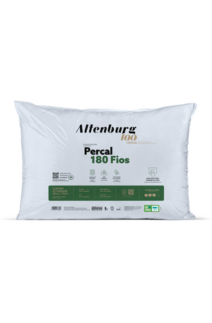Travesseiro Percal 180 Fios Antialérgico Altenburg Branco