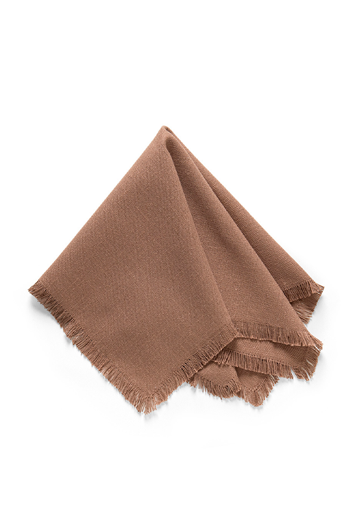 Guardanapo 4 Pcs Lila Franjas Natural