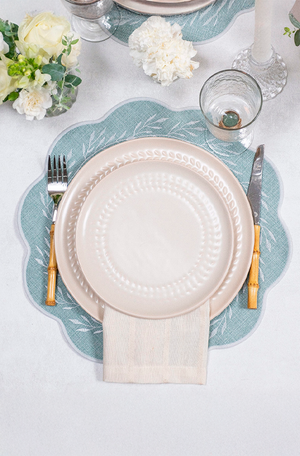 Jogo Americano Festone Ramos Verde Avulso