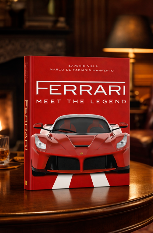 Livro Decorativo Ferrari: Meet the Legend