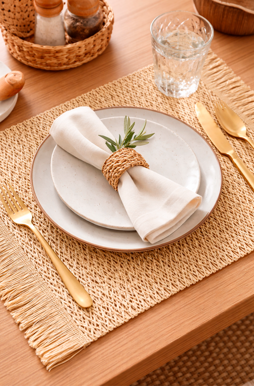 Lugar Americano Quadrado Nature 46x30cm