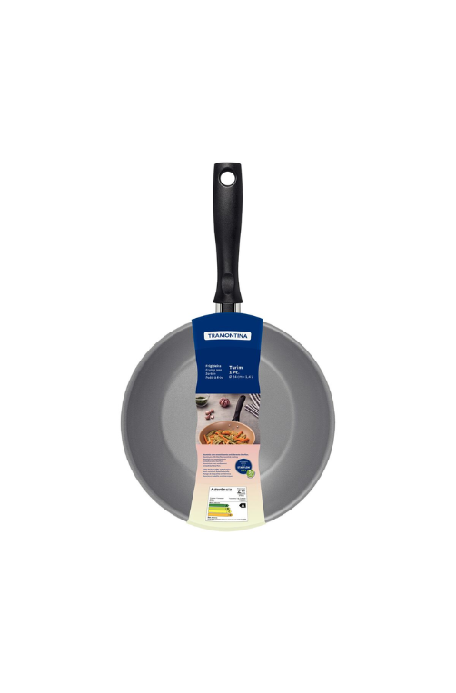 Frigideira Turim em Alumínio Antiaderente Starflon Max Chumbo 1,4L