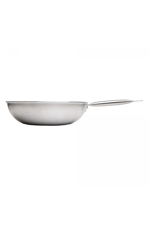 Frigideira Wok de Indução Prime Cook 28cm Cinza com Revestimento Antiaderente