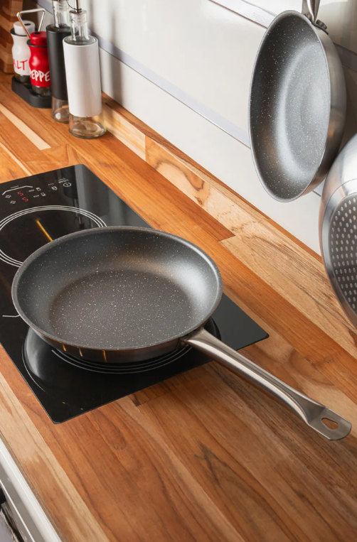 Frigideira de Indução Prime Cook 20cm Cinza com Revestimento Antiaderente