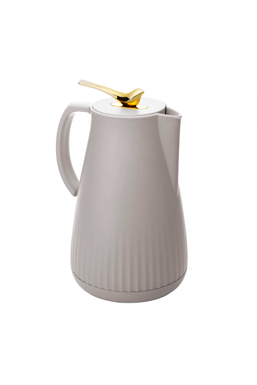 Garrafa Térmica de Plástico New Bird Cinza 1L