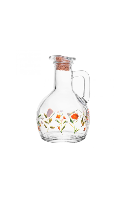 Garrafa para Azeite com Tampa de Cortiça Encanto 185ml de Vidro