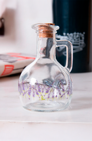 Garrafa para Azeite com Tampa de Cortiça Provence 185ml de Vidro