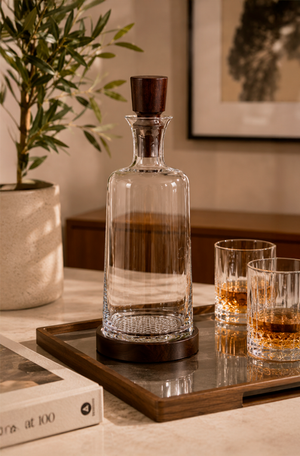 Garrafa Decorativa Cristallo em Vidro 1,2L