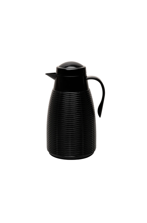 Garrafa Térmica Rattan 400ml Preto Plástico