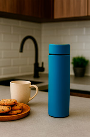 Garrafa com Filtro em Aço Inox