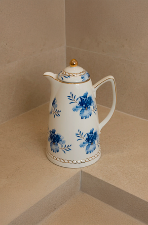 Garrafa Térmica de Porcelana Floral 900ml