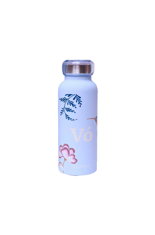 Garrafa Bubble Bordado de Vó 500ml