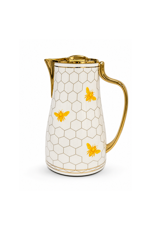 Garrafa Térmica Mielle Abelhas em Porcelana 700ml