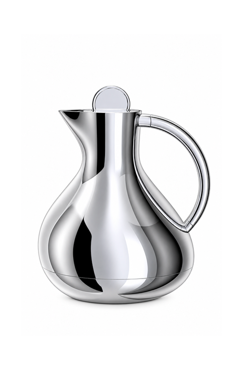 Garrafa Térmica Milano Cromo com Ampola de Vidro 600ml