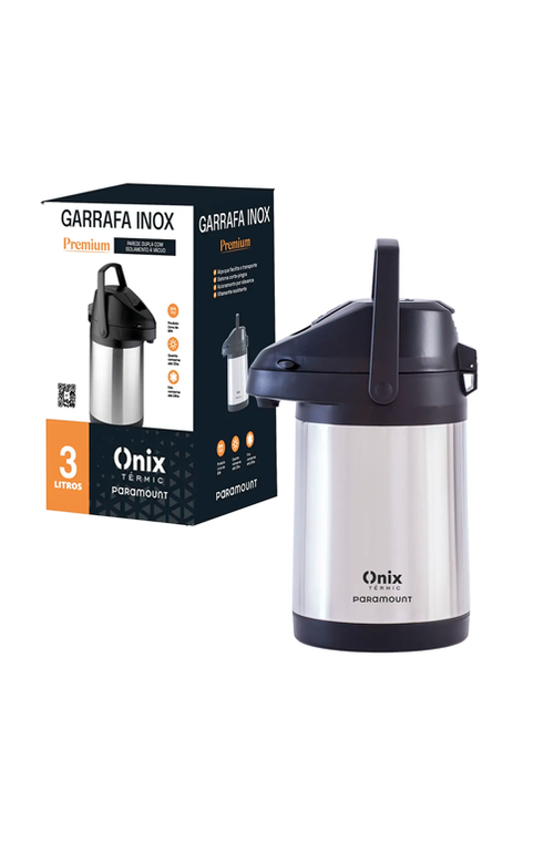 Garrafa Onix Premium de Inox 3L