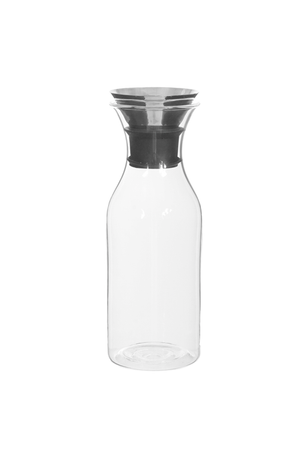 Garrafa com Tampa Transparente em Vidro Borossilicato 900ml
