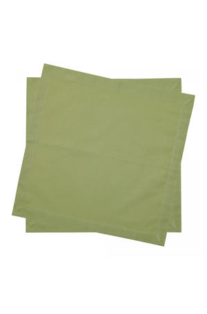 Conjunto 2 Guardanapos de Algodão Verde Claro 40cm
