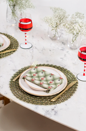 Guardanapo Home Natal Quebra Nozes 4 Peças