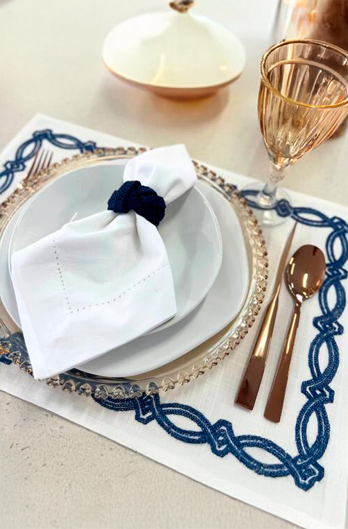 Guardanapo Branco 50cm