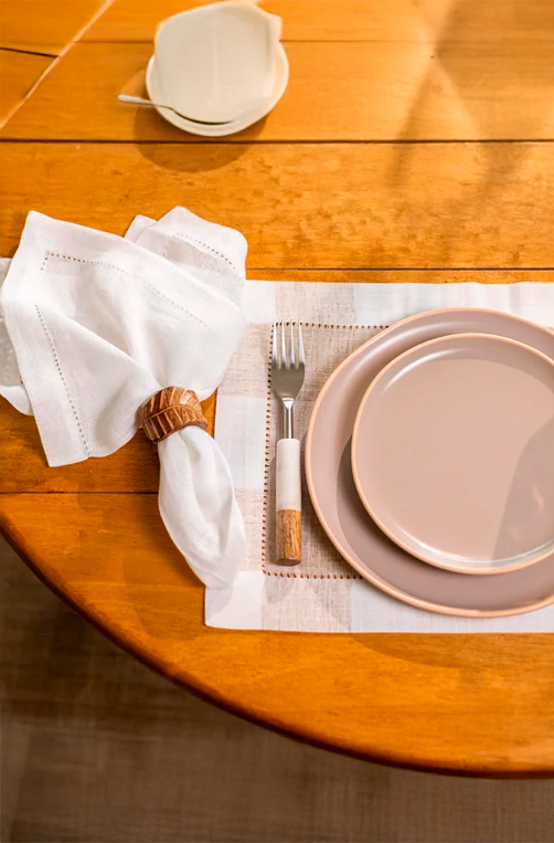 Guardanapo em Linho Branco 50x50CM