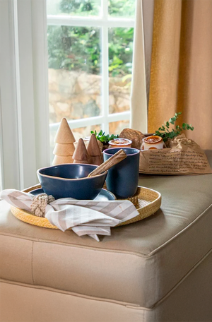 Guardanapo Avulso Eco Listras Caqui