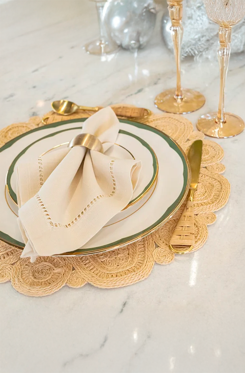 Guardanapo Desiree Natural 4 Peças