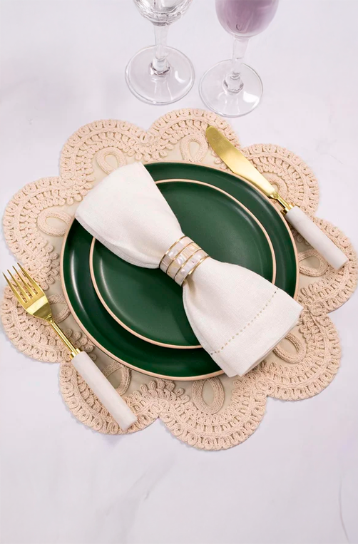 Guardanapo Avulso 100% Linho Off-White