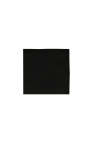 Guardanapo Home 45X45cm Liso Preto 4 Peças