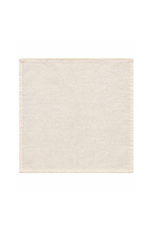 Guardanapo Natalino Liso Off White em Linho Avulso