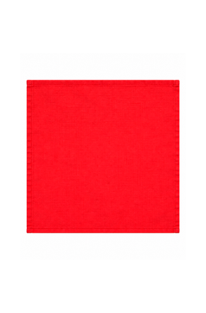 Guardanapo Natalino Liso Vermelho em Linho Avulso