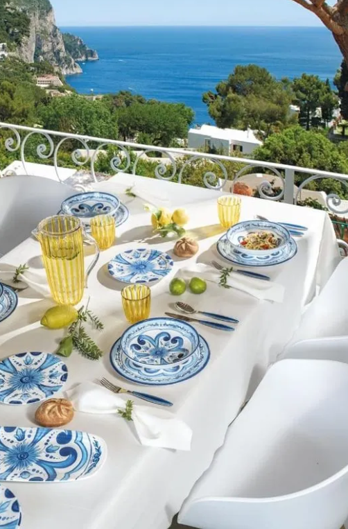 Prato de Sobremesa Blues Guzzini Melamina