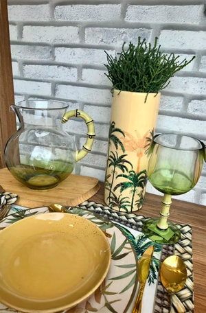 Jarra em Acrílico com Alça de bambu 3L