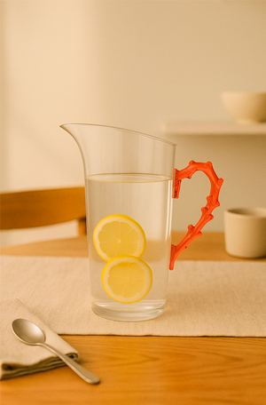 Jarra Coral em Acrílico 2,5L