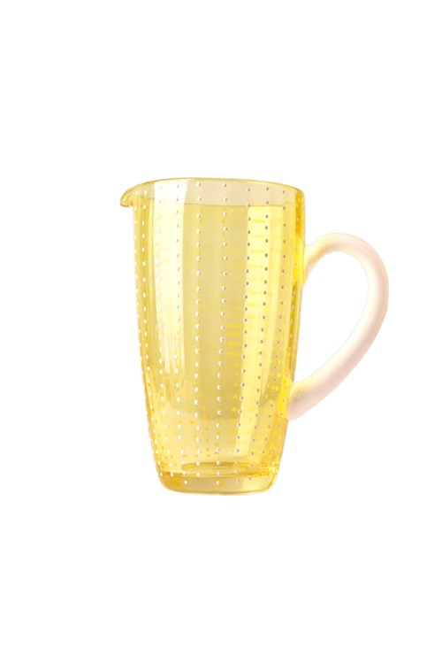 Jarra de Vidro Meg Amarela 1,5L