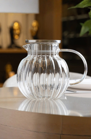 Jarra de Vidro Borossilicato com Tampa Classic 1,2L