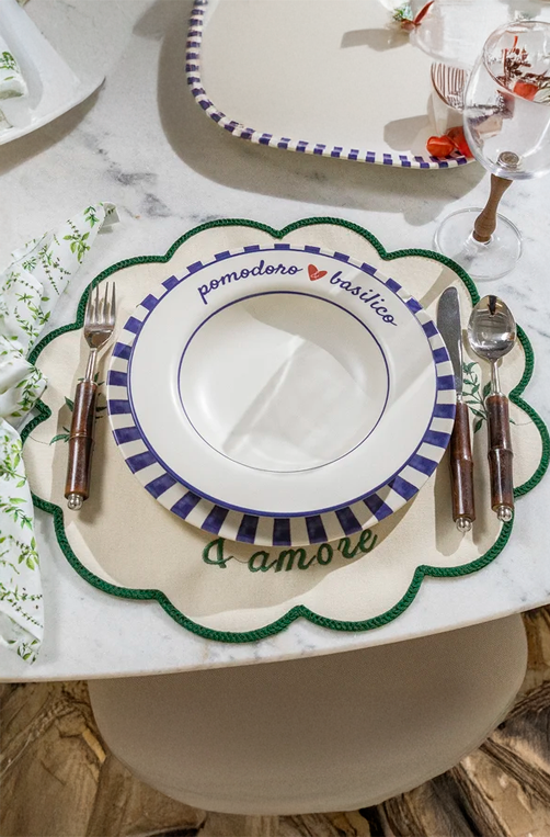 Jogo Americano Avulso Bossa Brazil Pizza e Pasta