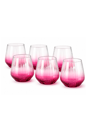 Conjunto de Copos Baixo Blow em Vidro 380ml 6 Peças