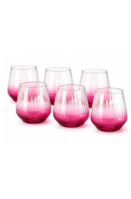 Conjunto de Copos Baixo Blow em Vidro 380ml 6 Peças