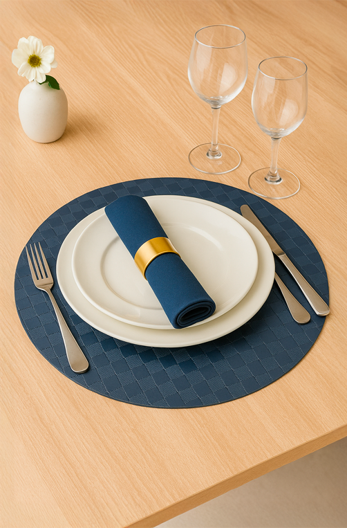 Jogo Americano Premium Cube Navy