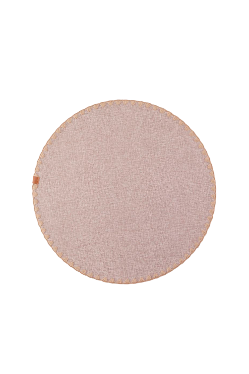 Jogo Americano Artesanal Texturizado Nude 38cm