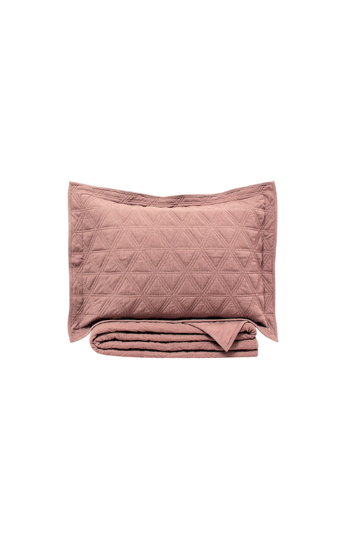 Jogo de Colcha Casal Bristol Rose