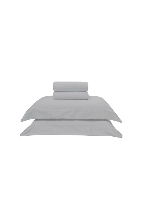 Jogo de Cama Casal 300 Fios Living Art Cinza